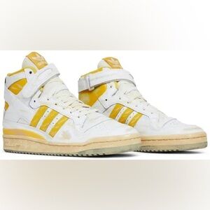 Adidas Forum 84 High 'Worn Yellow' Retro style Size 6